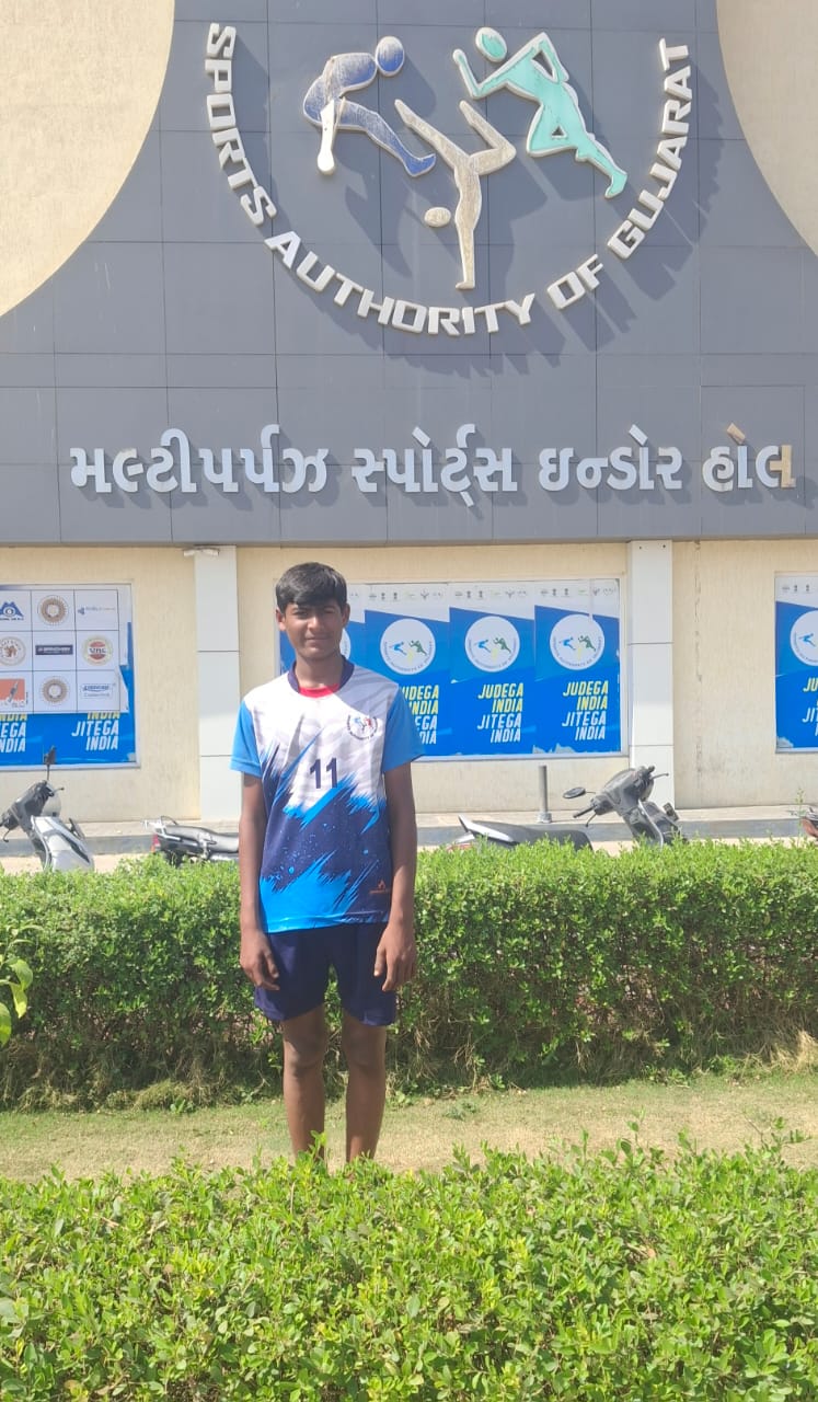 ભુતિયા પ્રા શાળા ના વિદ્યાર્થીની નેશનલ કક્ષાએ હેન્ડબોલ ટીમમાં પસંદગી