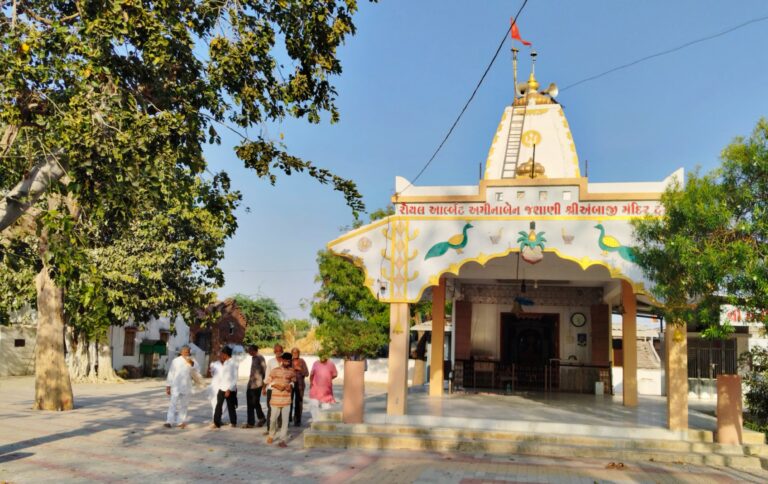 ભડિયાદમાં ખોજા પરિવાર દ્વારા નિર્માણ થયેલ શ્રી અંબાજી માતાજીનું મંદિર