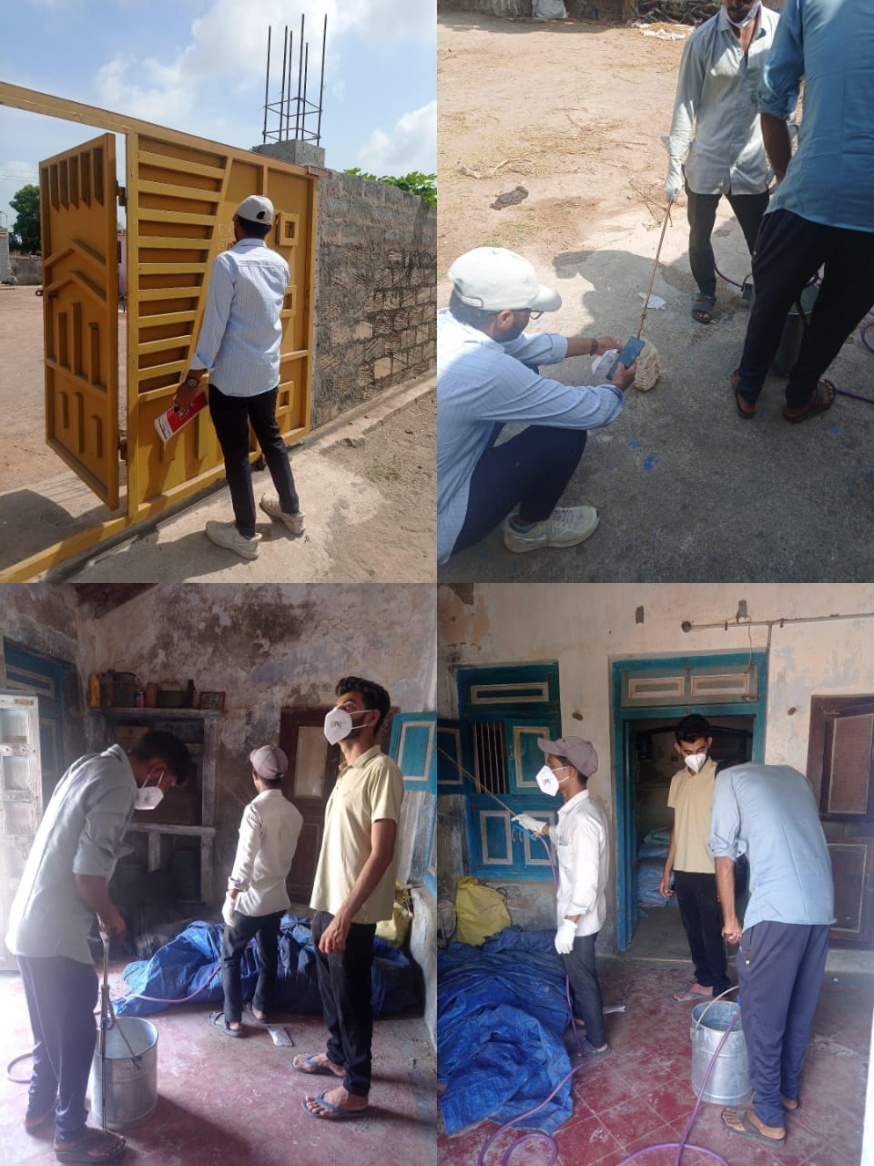 દેવભૂમિ દ્વારકા જિલ્લા આરોગ્ય તંત્ર દ્વારા જંતુનાશક દવા છંટકાવ કરાયો