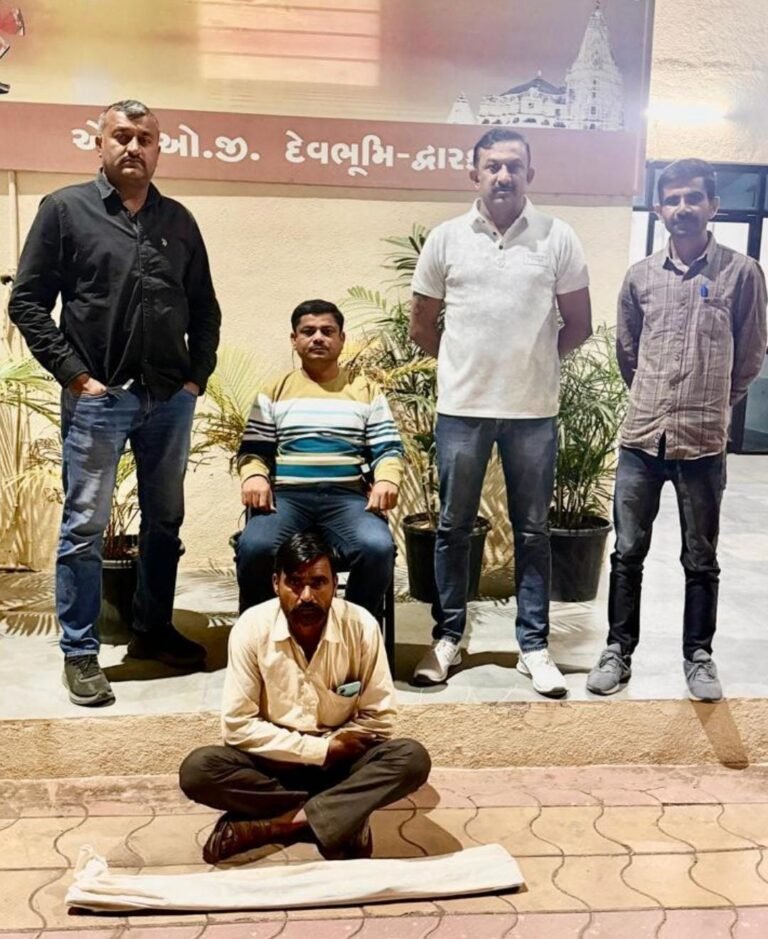 ખંભાળિયાનો શખ્સ જામગરી બંદૂક સાથે ઝડપાયો