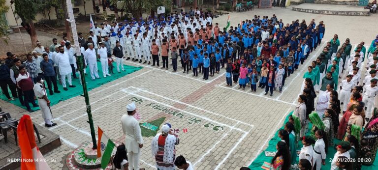 ગ્રામ દક્ષિણામૂર્તિ લોકશાળા મણાર (અલંગ) ખાતે ‘વિકસિત ભારત’ના સંકલ્પ સાથે 77માં પ્રજાસત્તાક પર્વની ભવ્ય ઉજવણી